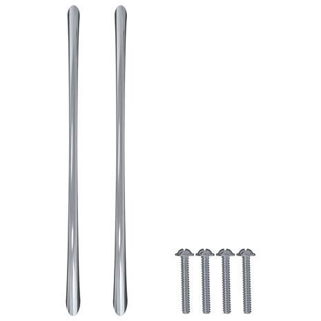 Handvat 12 pcs Zilver 107 x 3.6 x 23 mm Roestvrij staal 5