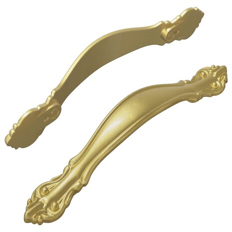 Handvat 2 pcs Goud 143 x 19,2 x 20 mm Zinklegering 2