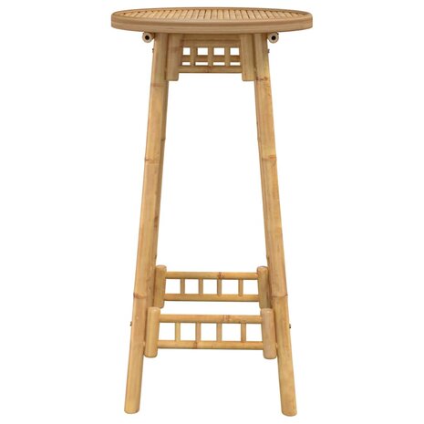 Bartafel voor buiten Rond &Oslash;55x100 cm bamboe 6