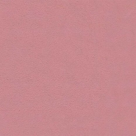 Kruk met houten poten fluweel roze 6