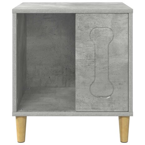 Hondenhuis Beton 44 x 42 x 49 cm Bewerkt hout 5