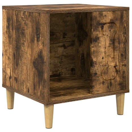 Hondenhuis Gerookt eiken 44 x 42 x 49 cm Bewerkt hout 2