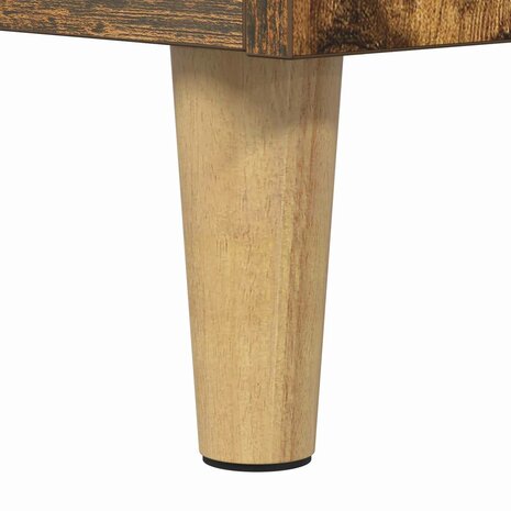 Hondenhuis Gerookt eiken 44 x 42 x 49 cm Bewerkt hout 9