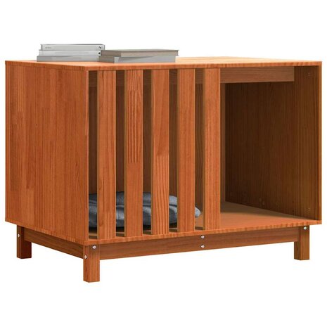 Hondenhuis Wasbruin 90 x 60 x 67 cm Massief grenenhout 3