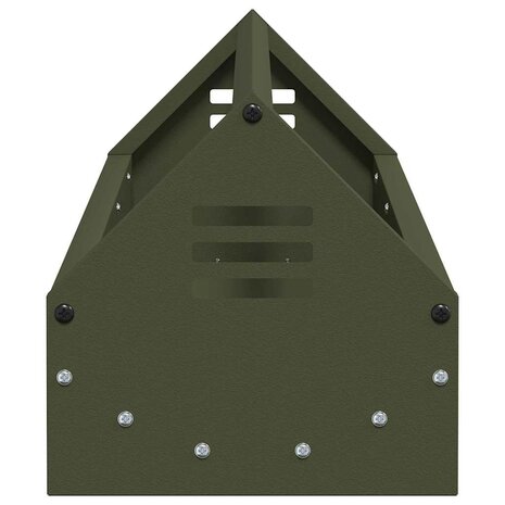 Kippenvoerbak Olijf Groen 108 x 20,5 x 20 cm 6