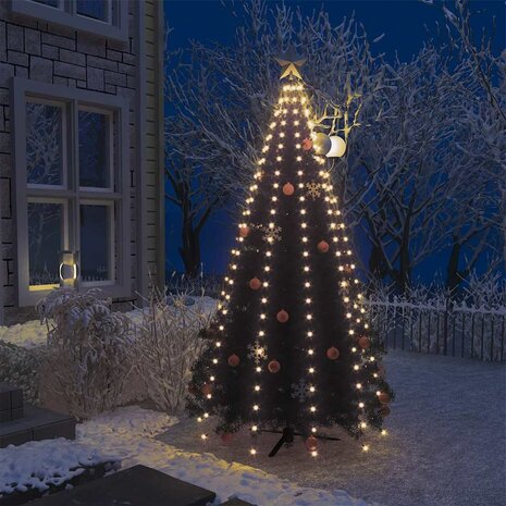 Kerstboomverlichting met 250 LED's net 250 cm 1