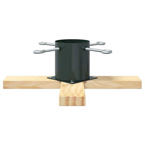 Kerstboomstandaard Groen 50 x 50 x 16 cm Massief grenenhout 5