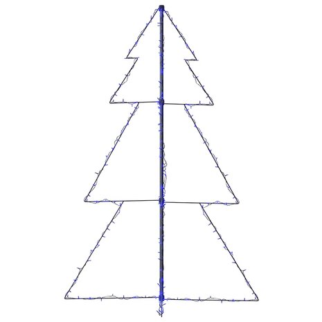Kegelkerstboom 200 LED's binnen en buiten 98x150 cm 6
