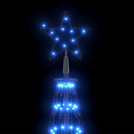 Kegelkerstboom 752 blauwe LED's 160x500 cm 4