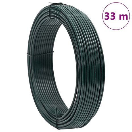 Hekbinddraad Groen 33 m PVC 7