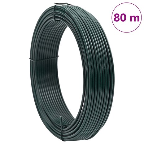 Hekbinddraad Groen 80 m PVC 7