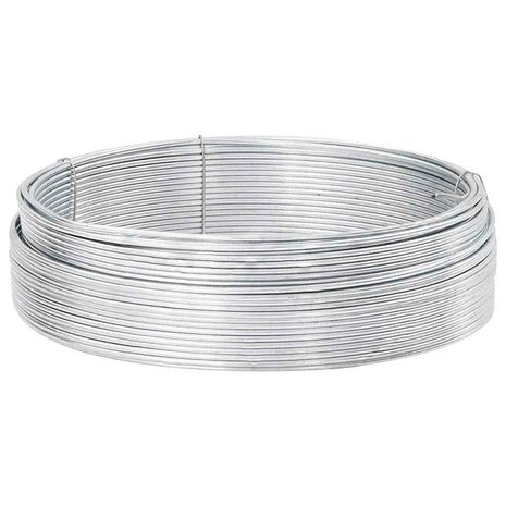 Hekbinddraad Zilver 33 m Warm verzinkte draad 3