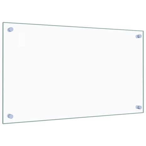 Spatschermen keuken 2 st 70x40 cm gehard glas transparant 5