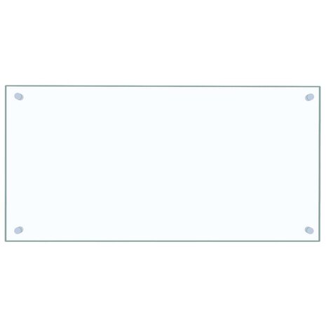 Spatschermen keuken 2 st 80x40 cm gehard glas transparant 4