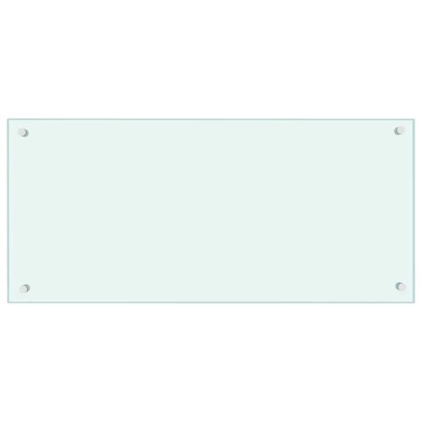 Keuken Spatscherm 2 pcs Wit 90 x 40 cm gehard glas 4