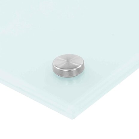 Keuken Spatscherm 2 pcs Wit 90 x 40 cm gehard glas 6
