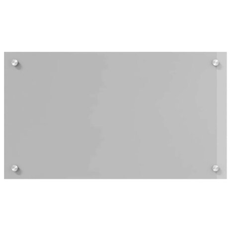 Keuken Spatscherm 2 pcs Lichtgrijs 70 x 40 cm gehard glas 4