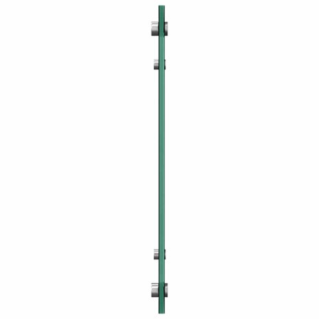 Keuken Achterwand 2 pcs Zwart 80 x 40 cm gehard glas 5