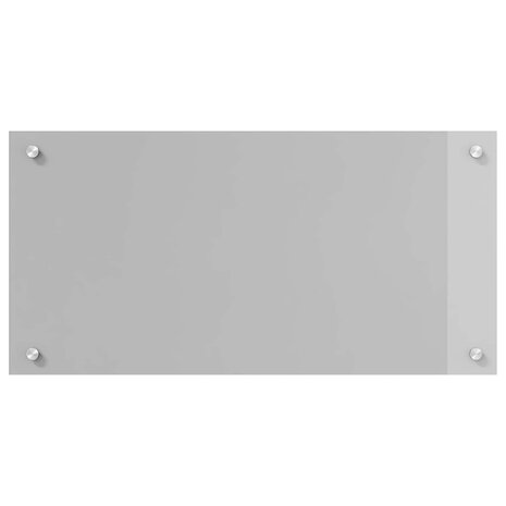 Keuken Spatscherm Lichtgrijs 80 x 40 cm gehard glas 2