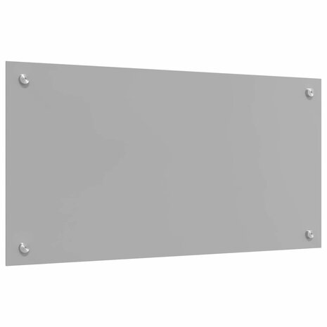 Keuken Spatscherm Lichtgrijs 80 x 40 cm gehard glas 4