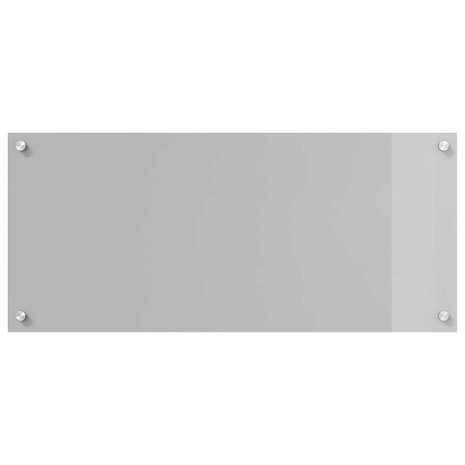 Keuken Spatscherm Lichtgrijs 90 x 40 cm gehard glas 2
