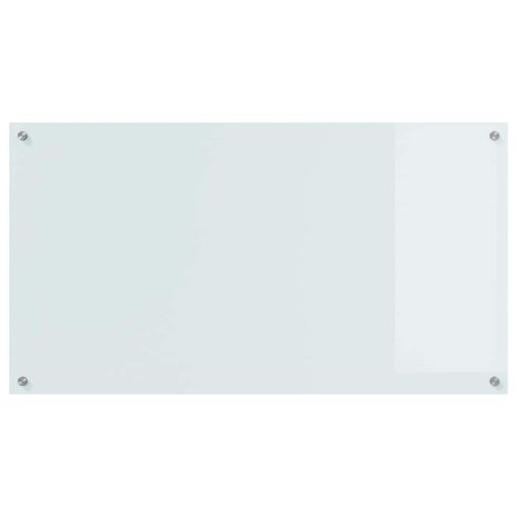 Keuken Spatscherm Wit 110 x 60 cm gehard glas 4