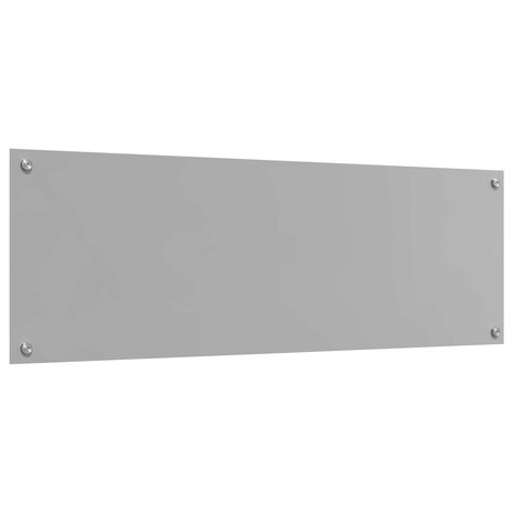 Keuken Spatscherm Lichtgrijs 120 x 40 cm gehard glas 4