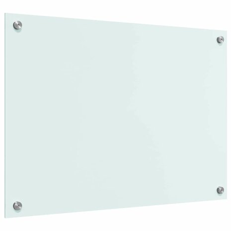 Keuken Achterwand Wit 70 x 50 cm gehard glas 6