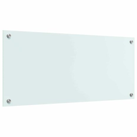 Keuken Achterwand Wit 90 x 40 cm gehard glas 6