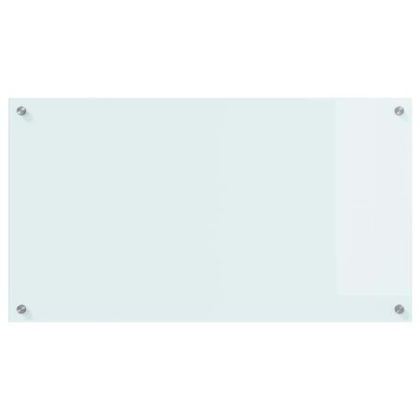 Keuken Achterwand Wit 90 x 50 cm gehard glas 4