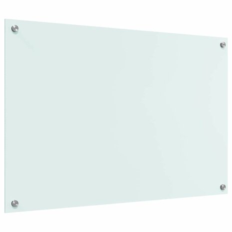 Keuken Achterwand Wit 90 x 60 cm gehard glas 6