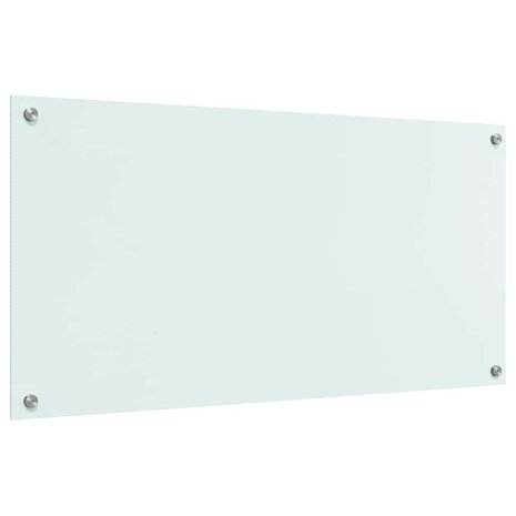 Keuken Achterwand Wit 100 x 50 cm gehard glas 6