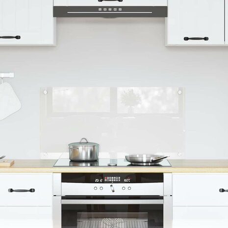 Keuken Achterwand Doorzichtig 80 x 40 cm gehard glas 1