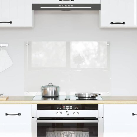 Keuken Achterwand Doorzichtig 80 x 50 cm gehard glas 1