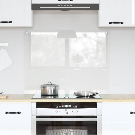 Keuken Achterwand Doorzichtig 80 x 60 cm gehard glas 1