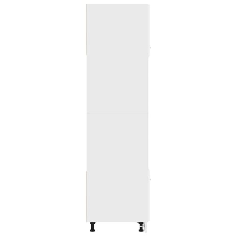Magnetronkast Lyon 60x57x207 cm bewerkt hout wit 7