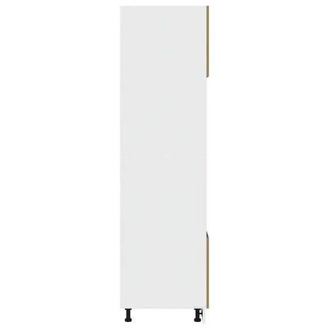 Magnetronkast Lyon 60x57x207 cm bewerkt hout ambachtelijk eiken 7