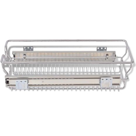 Draadmanden uittrekbaar 2 st 300 mm zilverkleurig 5