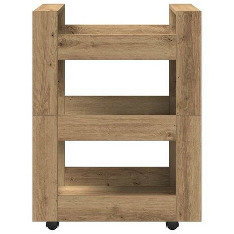 Keukentrolley Artisan Eiken 60 x 45 x 80 cm Bewerkt hout 5