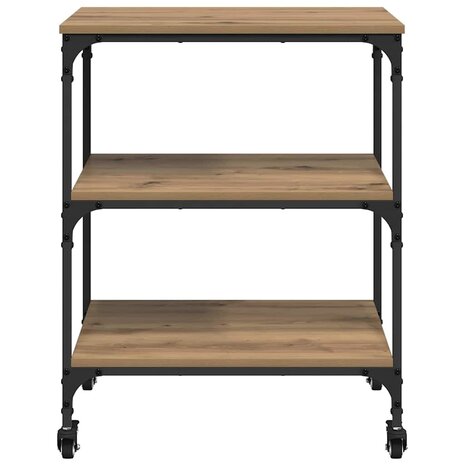 Keukentrolley Artisan Eiken 60 x 41 x 76 cm Bewerkt hout 6