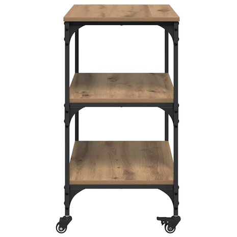Keukentrolley Artisan Eiken 60 x 41 x 76 cm Bewerkt hout 7