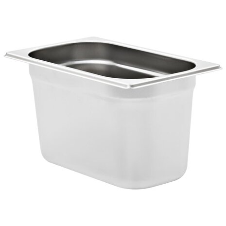 Gastronormbakken 4 st GN 1/4 150 mm roestvrij staal  3