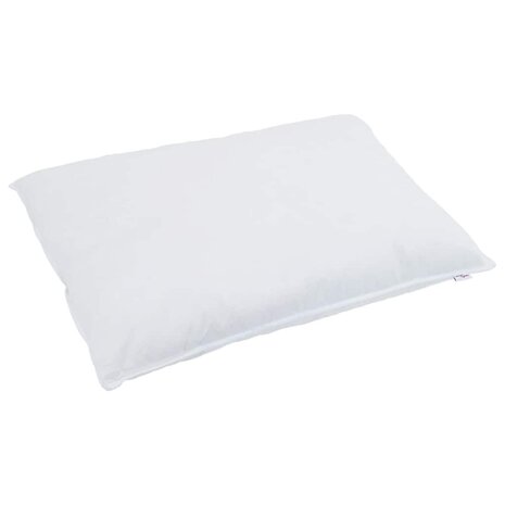 Hoofdkussen met kussen Wit 40 x 60 cm Veren 3