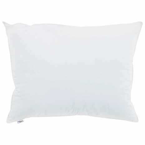 Hoofdkussen met kussen 2 pcs Wit 40 x 60 cm Katoen 2