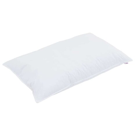 Hoofdkussen met kussen 2 pcs Wit 40 x 80 cm Katoen 4