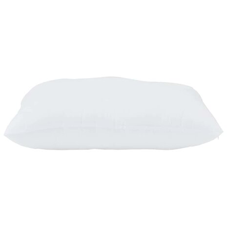 Hoofdkussen met kussen Wit 61 x 41 x 20 cm Polyester 4