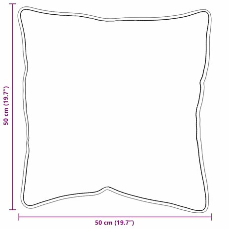 Hoofdkussen met kussen Wit 61 x 41 x 20 cm Polyester 9
