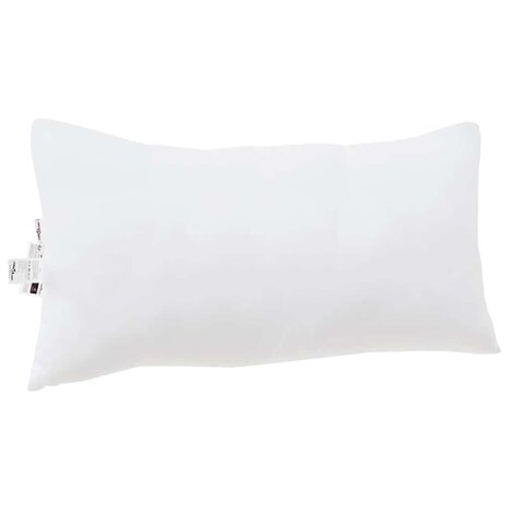 Hoofdkussen met kussen 2 pcs Wit 61 x 41 x 20 cm Polyester 6