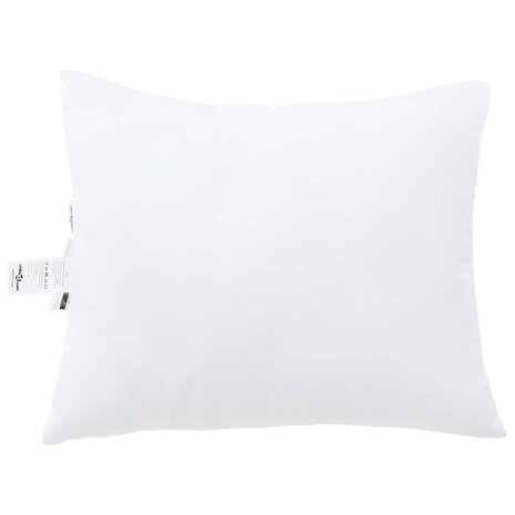 Hoofdkussen met kussen 2 pcs Wit 61 x 41 x 20 cm Polyester 2