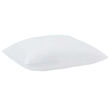 Hoofdkussen met kussen 2 pcs Wit 61 x 41 x 20 cm Polyester 3